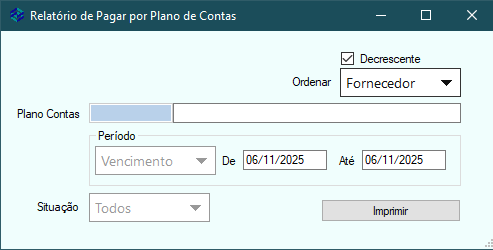 relat pagar plano contas